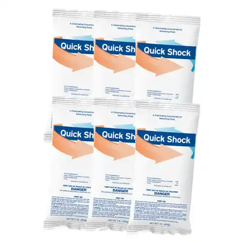 Durachlor Quick Shock – 6 x 1 lb | Fast-Dissolving Pool Chlorine Granules Hot Picks