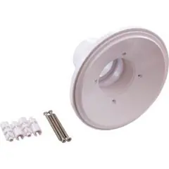 Best Choice AquaStar Pool Products Wall Fitting, 6" dia, 2-3/8" Hole Size, 2" Slip, White | RND101