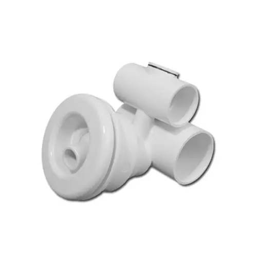 Limited Offer Hydro Air Jet Assembly, HydroAir Converta'ssage, Tee Body, 13 GPM, 1-1/2"S Water x 1"S Air, White | 10-4510