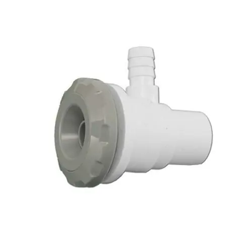 Fresh Stock Hydro Air Jet Assembly, HydroAir SL Duo Blaster, 1/2"Spg Water x 3/8"B Air, 15/16" hole size | 16-2705-SILGRY