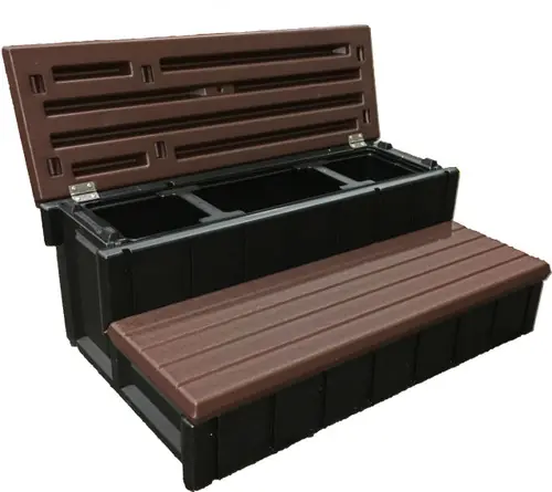 Big Sale Confer 36" Spa Storage Steps Espresso | LASS36-SC-E