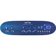 Misc Vendor Overlay, D-1 TSC-42, 5 Button | 01560-0003 While Supplies Last