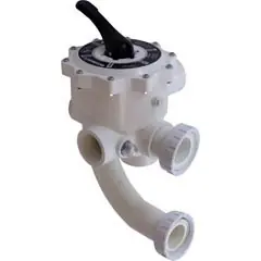 Clearance Praher Canada Ltd Multiport Valve, Praher SM2-SR3U, 2", w/StaRite Plumbing,Wht | SM2-SR3U