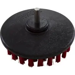 Drill Brush, Useful Products, 5" Scrub Brush, Red | TU-RED-DB Professional Grade