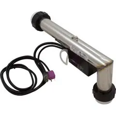 HydroQuip Heater, L Shape, HQ PS Elec,230v, 5.5kW, w/Long Cord | 48-PSL55 Premium