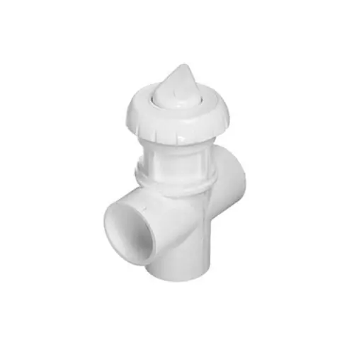 Final Sale Hydro Air HydroAir, Diverter Valve, 3-Port, 1" HydroFlow, Vertical, Notched, White | 11-4020