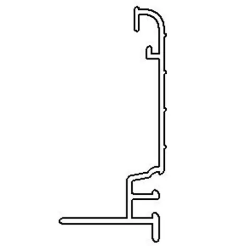 Limited Offer 10' Notched Cx Flex Coping Gray - 4 Pc | CXC-ST120FLX-4