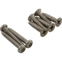Weekend Sale Paramount Screw Kit, Paramount SDX Drain, Vinyl/Fiberglass, Quantity 8 | 005-252-0811-00
