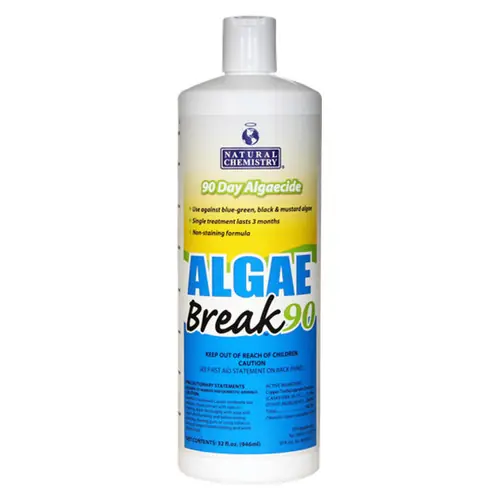 Last Chance Natural Chemistry Algae Break 90 – 1 Quart Copper-Based Algaecide | 17600NCM