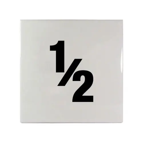 Limited Offer 6 Smooth Ceram Tile 1/2 | C611005