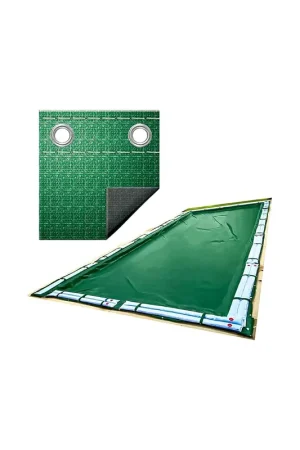 Fresh Stock Swimline CO123050R Supreme Guard In Ground Solid Winter Cover Kit, 25 Ft. x 45 Ft., Green, Rectangle, with 5 Ft. Overlap