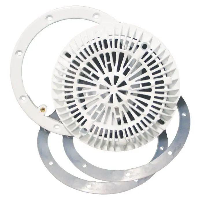 Weekend Sale CMP 8″ White Galaxy Vinyl Frame and Grate