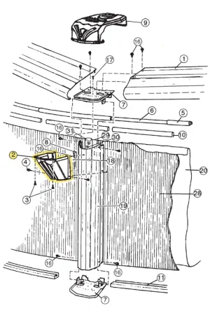 Markdown Century Above Ground Replacement Vertical Skirt