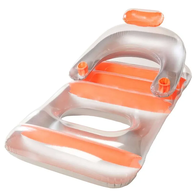 66″ Inflatable Deluxe Lounge Chair – Assorted Colors Same Day Shipping