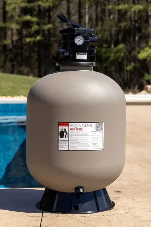 Aqua Genie 24″ Sand Filter w/ 2″ 6-way Valve Grab Now