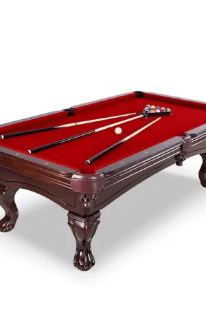 Reduced Price Augusta 8 Ft Non-Slate Pool Table in Mahogany