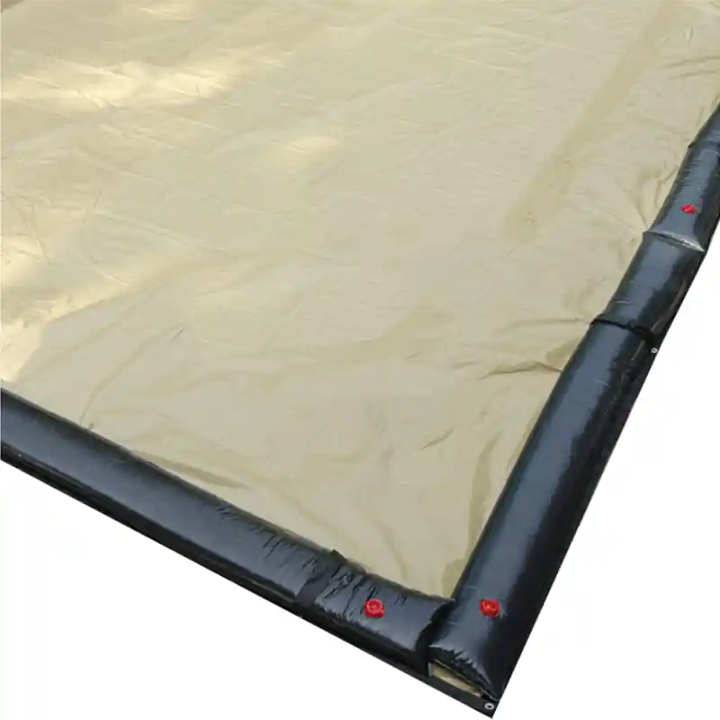 Midwest Canvas MWC1223AG4 Blue 12′ x 23′ Oval Winter Cover with 4′ Overlap Free Returns
