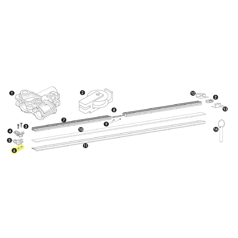 APC HC0007 1/4-20 Nylock Nut 18-8 S/S Deal