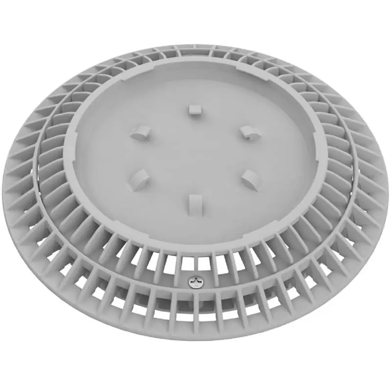 Weekend Sale AquaStar CC8103 8″ Light Gray AV Pebbletop Drain and Frame