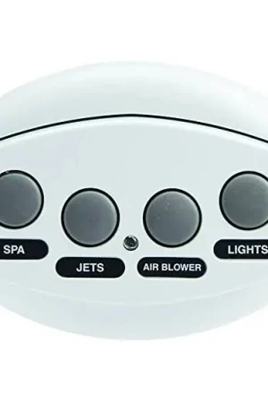Top Pick Pentair 521885 White 100′ 4-Function IS4 Spa Side Remote
