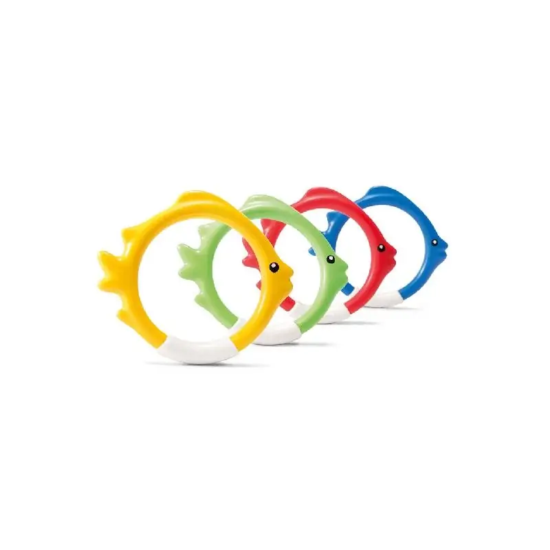 Intex 55507E 4 Color Underwater Fish Rings Fan Favorite