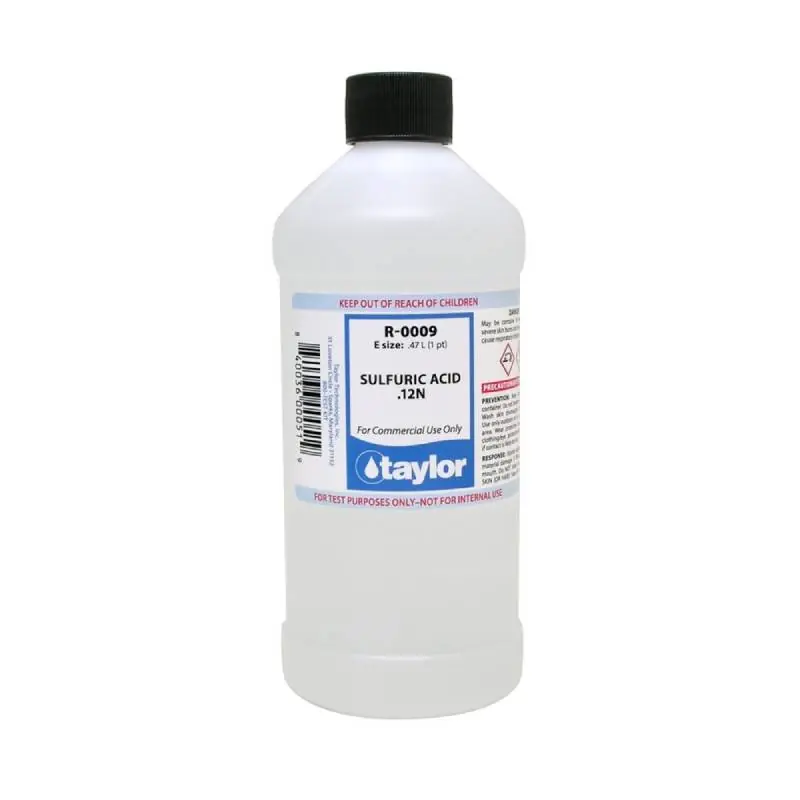 Save Now Taylor Technologies R-0009-E .12N Sulfuric Acid 16oz Bottle