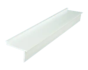 Best Price Stegmeier FBGL-W Plum Strip, 8 Ft., White, Case Of 14