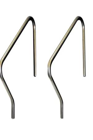 New Release Innovaplas ACP500036 Classic Inground Step Stainless Steel Handrails Pair