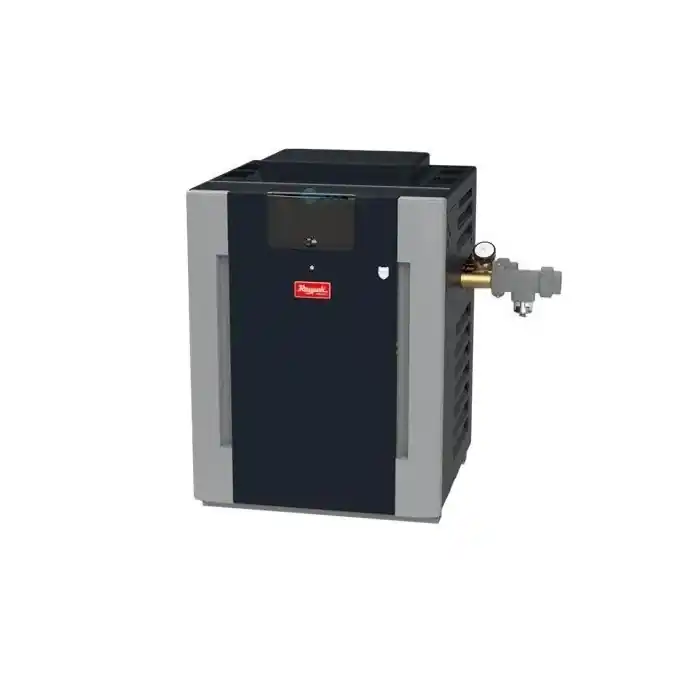 Raypak 017412 Digital Propane Gas Pool Heater, 266k BTU, Cupro Nickel Exchanger Time-Limited