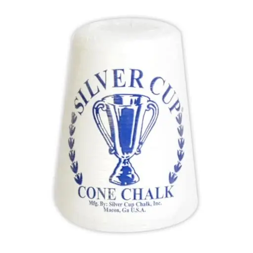 Holiday Sale Silver Cup Cone Talc Chalk
