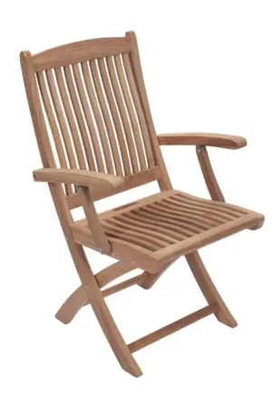 Deal Royal Teak Collection Sailor Folding Arm Chair