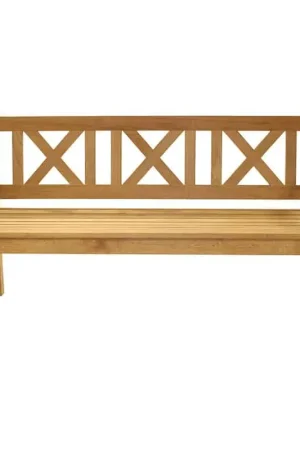 Fan Favorite Royal Teak Collection 60-In Skipper Bench