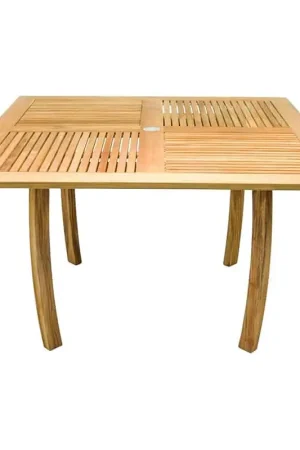 Royal Teak Collection Square Dolphin Table Next Day Delivery