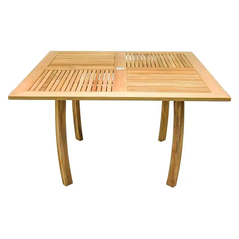Royal Teak Collection Square Dolphin Table Next Day Delivery