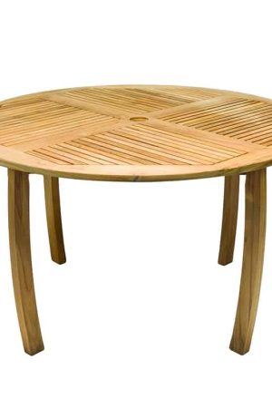Royal Teak Collection Round Dolphin Table Luxury