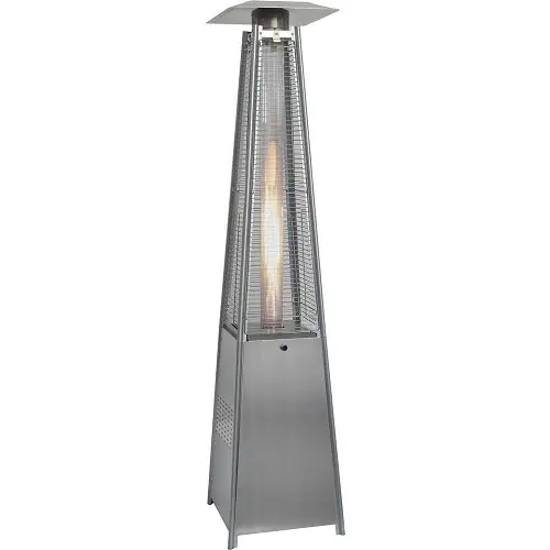 Secure Checkout Hanover 7ft 42k BTU Pyramid Propane Heater in Stainless Steel