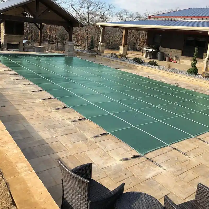 Popular 16′ x 30′ Meyco Rugged Mesh Safety Pool Cover