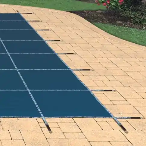 Loop-Loc 16 x 38 Super Dense Blue Mesh Safety Cover Professional Grade