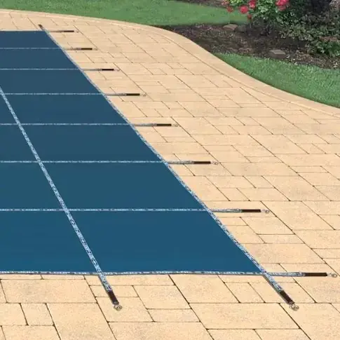 Hot Picks Loop-Loc 15 x 30 Super Dense Blue Mesh Safety Cover