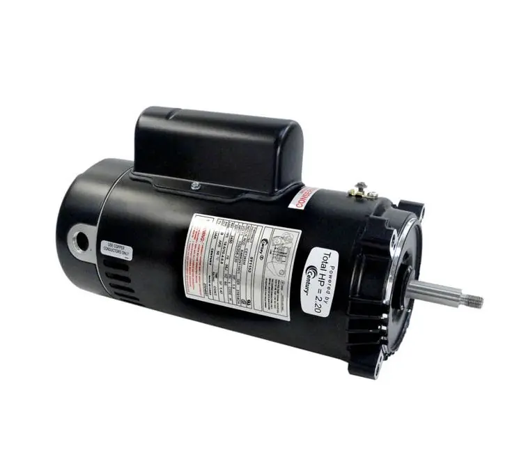 Century SK1102 1HP Key Shaft Motor Fresh Stock