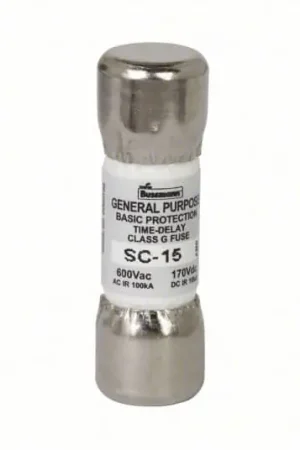 Bargain Allied Innovations SBSC15 5-60-0345 15AMP SC Series Slow Blow Fuse