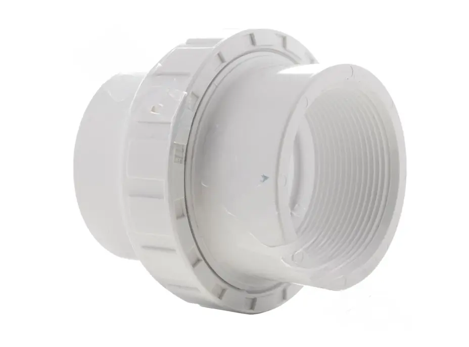 Praher 200-950 Full-Flow Union, 2 In. MPT x 1.5 In. Socket, with O-Ring Time-Limited
