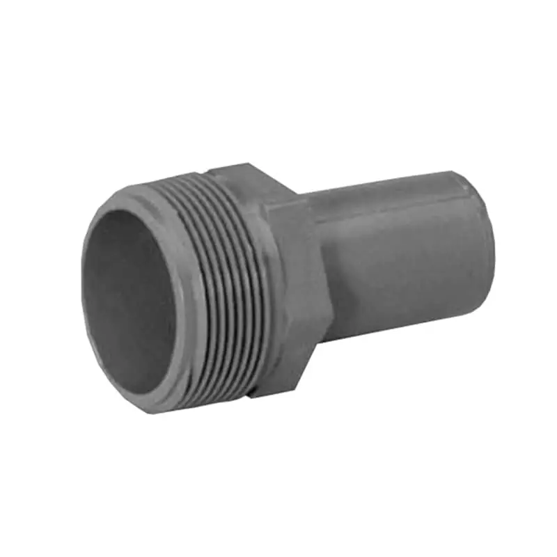 Super Sale Lasco Fittings 1436205 1.5In X 1.25In MPT X Spigot Pool Adapter 2In Long Hi-Max Fitting