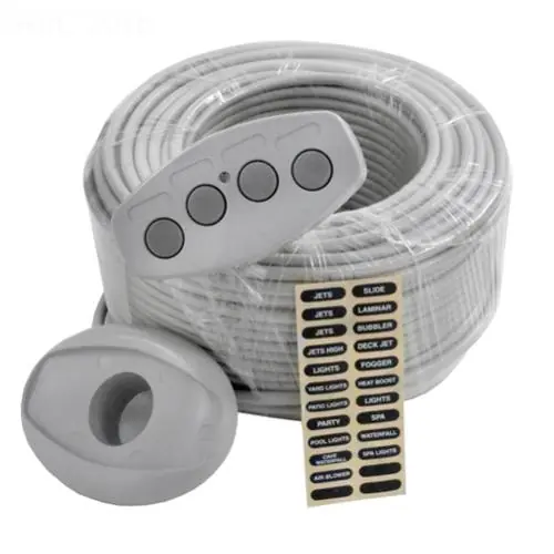 Brand New Pentair 521888 Gray 150′ 4-Function IS4 Spa Side Remote