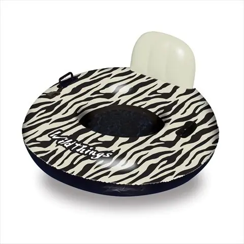 Wild Things Zebra Print Ring Tube Fan Favorite