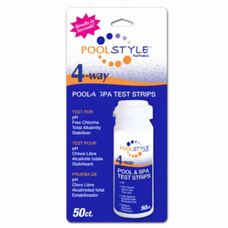 Reduced Price PoolStyle PS031 50 Count 4-Way Test Strip