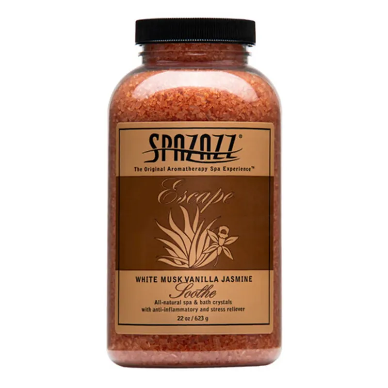 Flash Sale Spazazz SPZ110 Escape Crystal & Elixir, 22 Oz, White Musk Jasmine Vanilla – Soothe