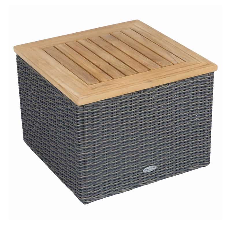 Fan Favorite Royal Teak Collection Sanibel Wicker Side Table