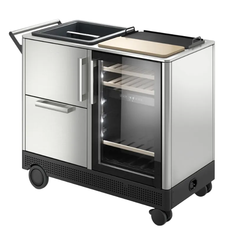 New Release Dometic MoBar Outdoor Mobile Bar with Dual-Zone Refrigerator