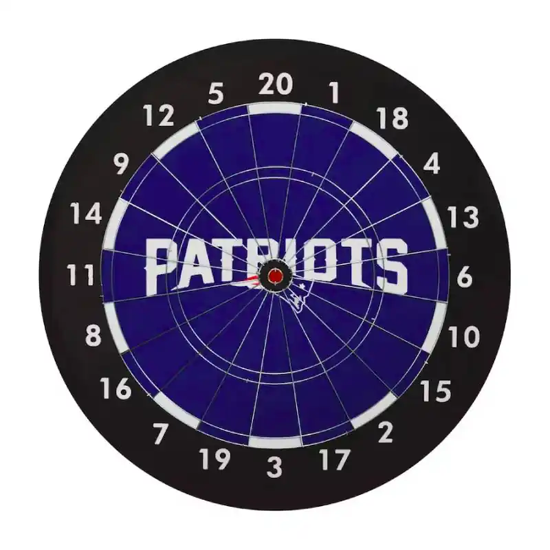 Imperial New England Patriots Dart Board Gift Set Seasonal Sale